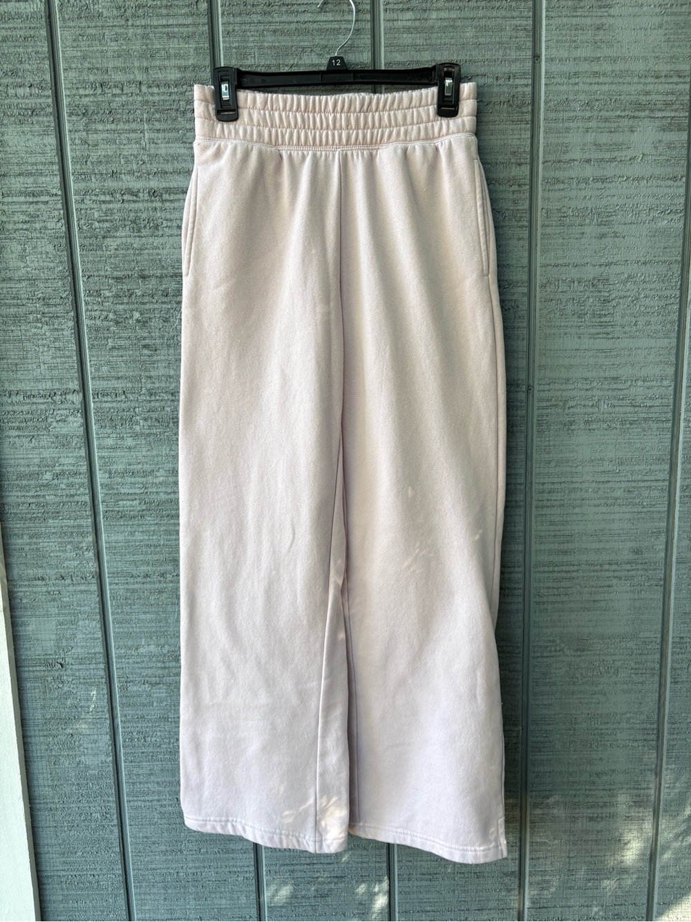 PNK Rose Incredibly Soft & Lived In Light Pink Wide Leg Lounge Pants Size Small
